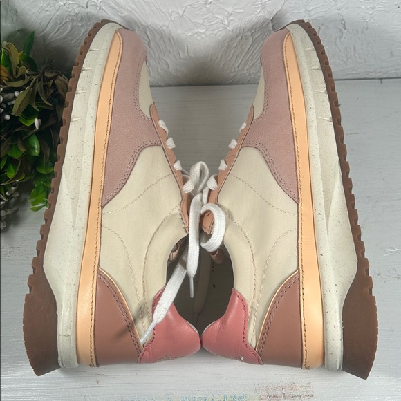 Madewell NWOT Kickoff Pink Cream Trainer Sneaker Madewell Athletic Shoe Size 7 - Picture 10 of 12